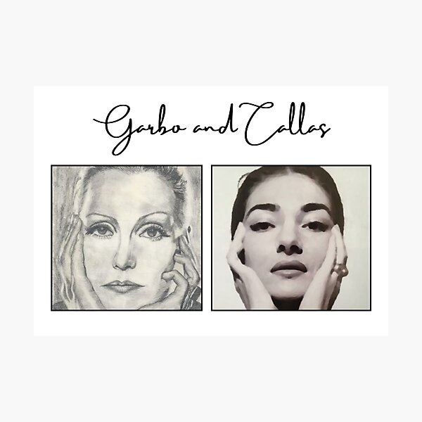 Item preview, Callas Loves Garbo designed and sold by DivinaInspired.