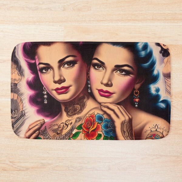 Item preview, Vintage Inked Girls designed and sold by PulpVintage.