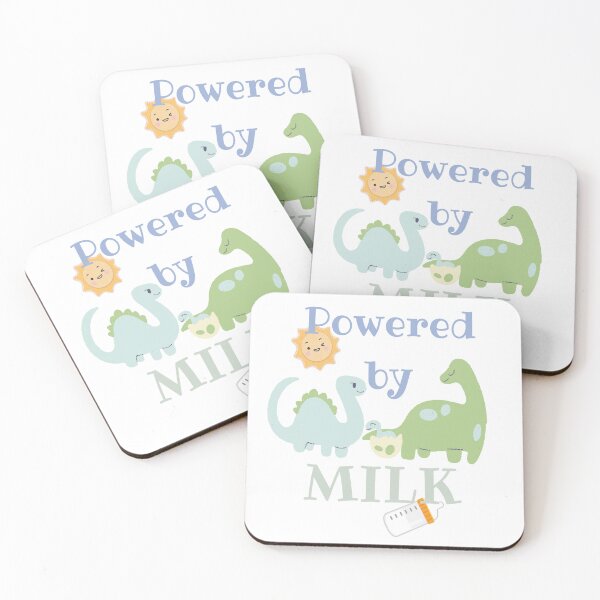 Item preview, Powered by milk - Dino designed and sold by LiskoDesign.