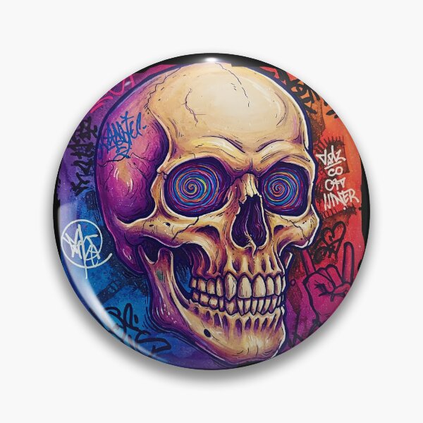 Item preview, Street Art  skull illustration designed and sold by PixelPunny.