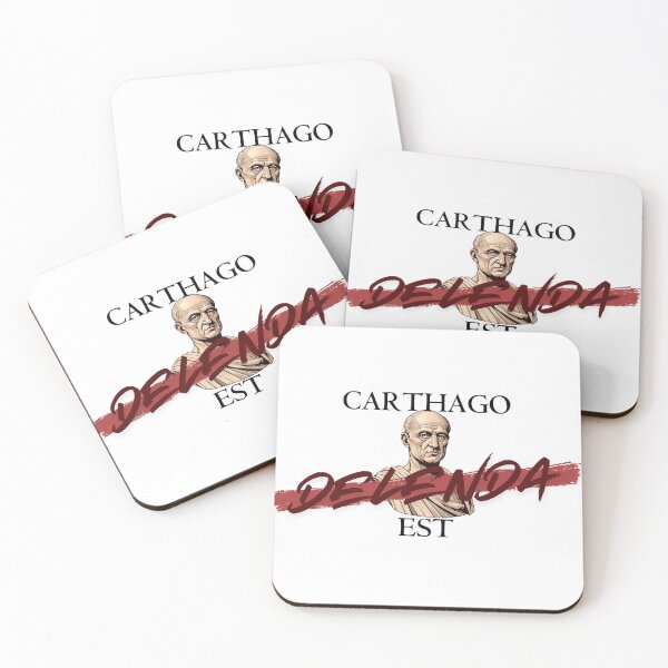 Item preview, Roman Republic Punic Wars Carthago Delenda Est designed and sold by Toga & Tonic.