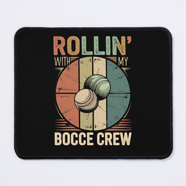 Item preview, Rollin' With My Bocce Crew Funny Retro Vintage Design  designed and sold by ArtFromBeyond.