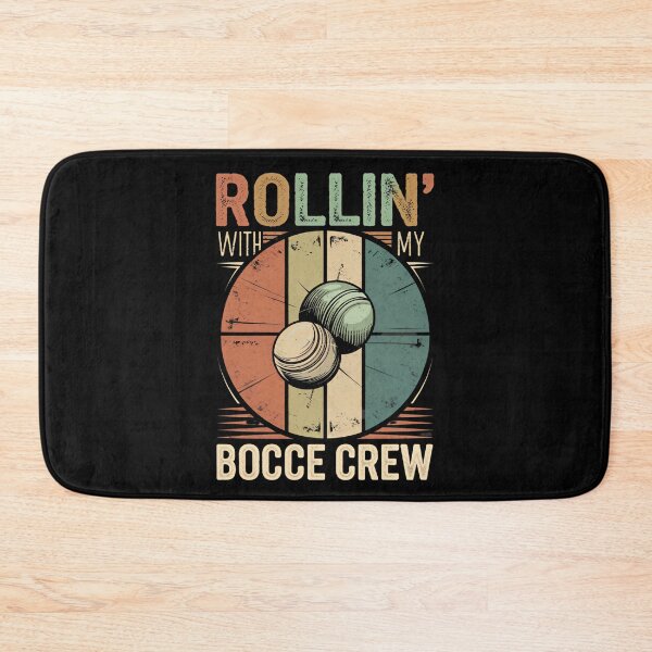 Item preview, Rollin' With My Bocce Crew Funny Retro Vintage Design  designed and sold by ArtFromBeyond.