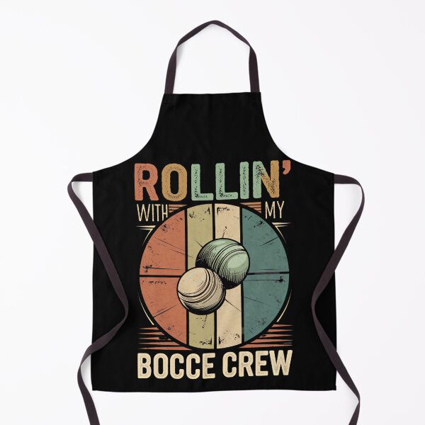 Item preview, Rollin' With My Bocce Crew Funny Retro Vintage Design  designed and sold by ArtFromBeyond.