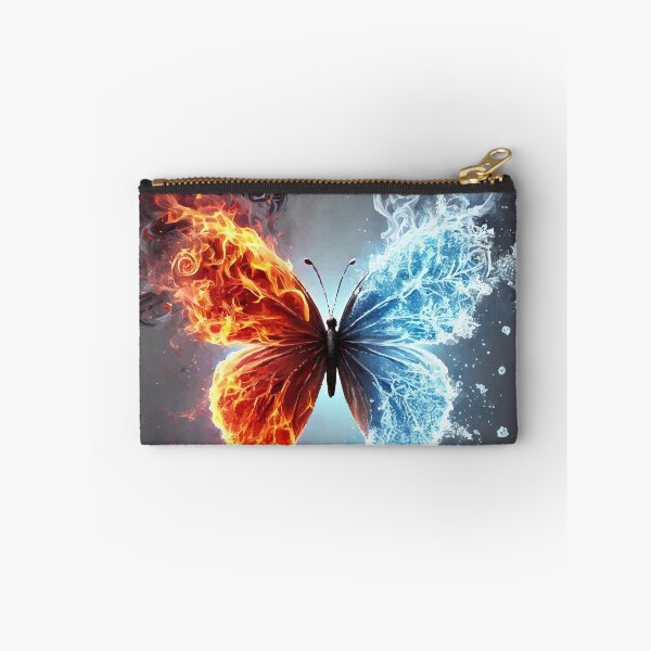 Item preview, Elemental Balance: Fire & Frost Butterfly designed and sold by AbstractAnom.