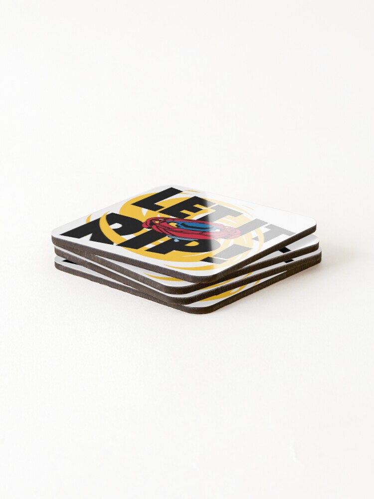 Thumbnail 4 of 5, Coasters (Set of 4), Let it Rip designed and sold by OddityDesign.