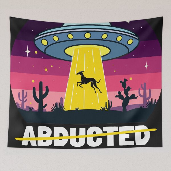 Item preview, Adopted Greyhound  Abduction designed and sold by TavellynArt.