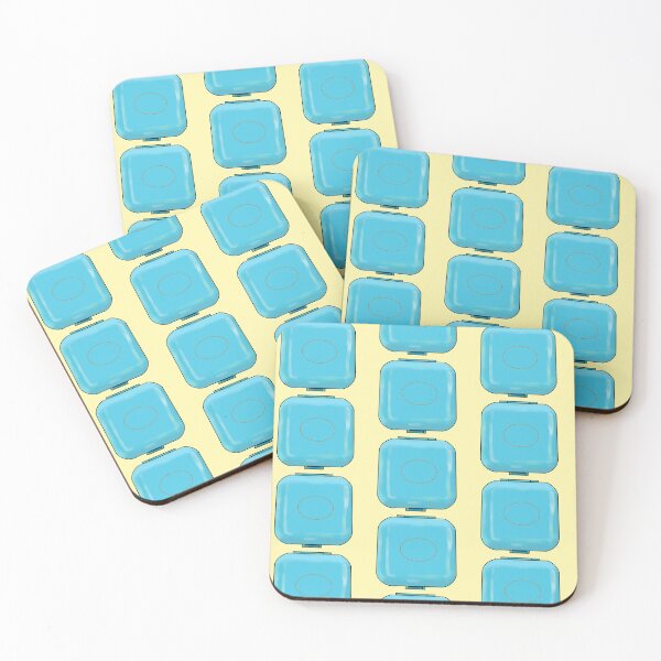 Item preview, 90s playset, blue square designed and sold by Jmablesonart.