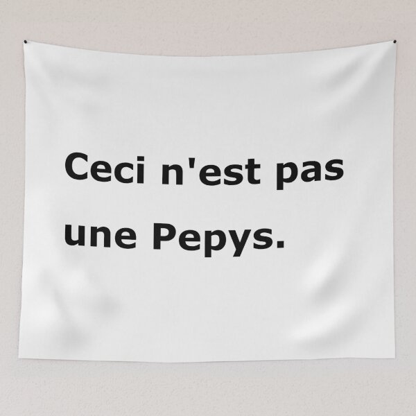 Item preview, Ceci n'est pas une Pepys. designed and sold by sweetsixty.