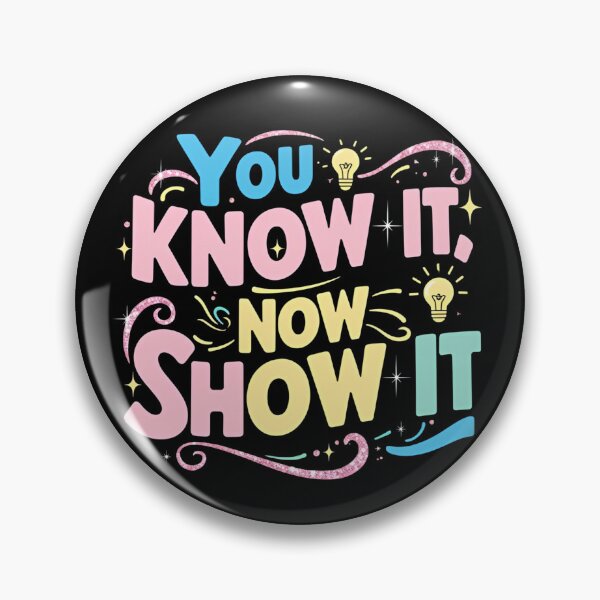 Item preview, Motivational Testing Day You Know It Now Show It designed and sold by ArtFromBeyond.