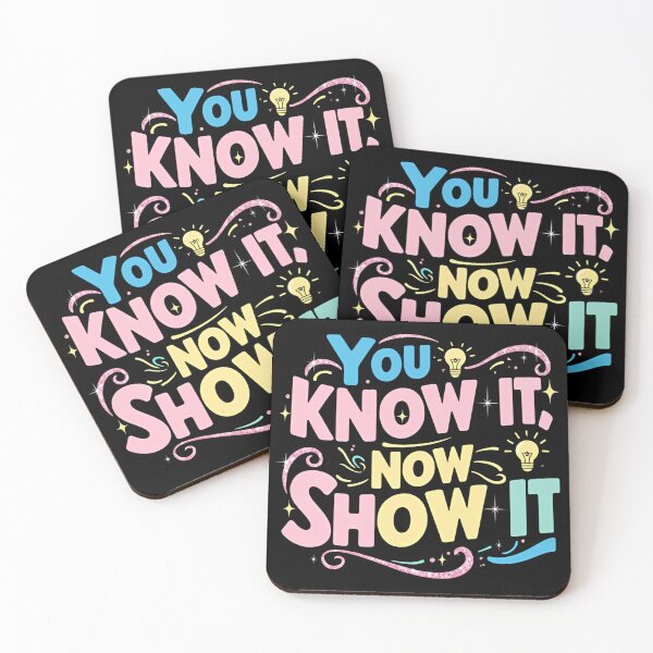 Item preview, Motivational Testing Day You Know It Now Show It designed and sold by ArtFromBeyond.