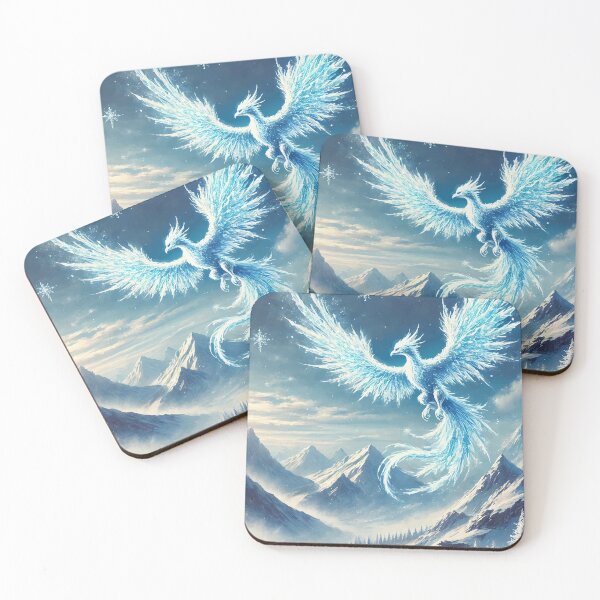 Item preview, Frostfire Rebirth: Rise of the Ice Phoenix designed and sold by AbstractAnom.
