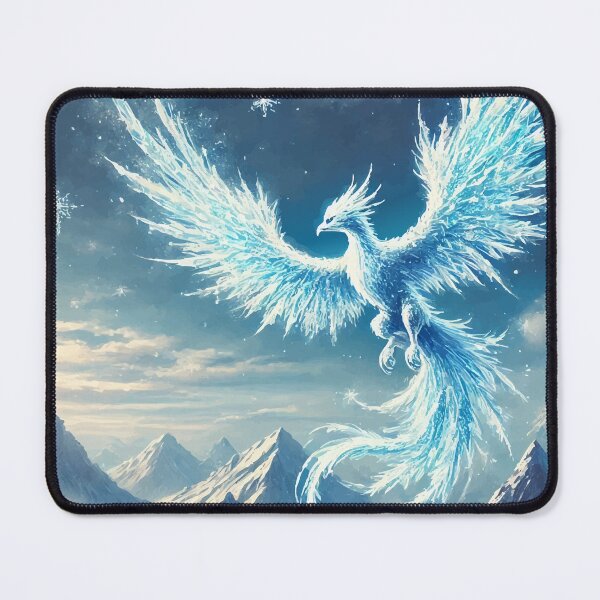 Item preview, Frostfire Rebirth: Rise of the Ice Phoenix designed and sold by AbstractAnom.