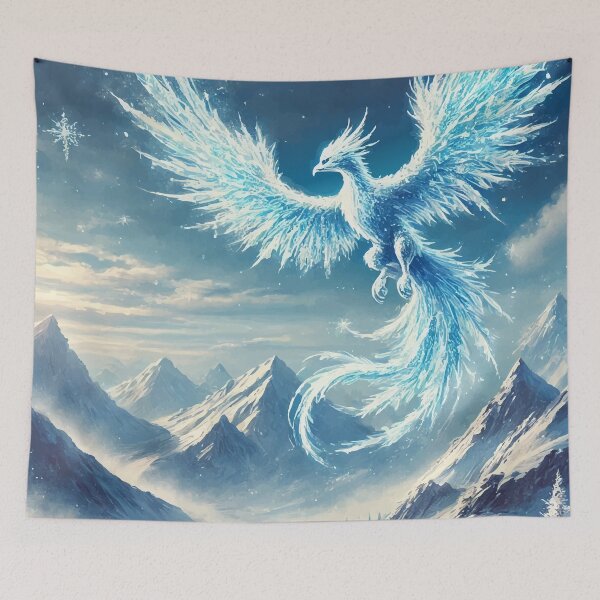 Item preview, Frostfire Rebirth: Rise of the Ice Phoenix designed and sold by AbstractAnom.