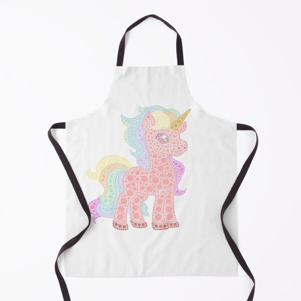 Item preview, Rainbow Unicorn Dot Art designed and sold by Cardiff Creative.