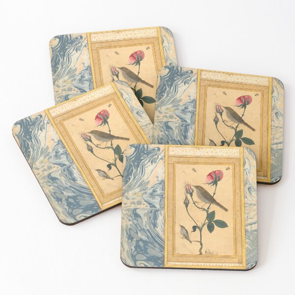 Item preview, Two Nightingales in a Rose Bush designed and sold by ClassicPixl.