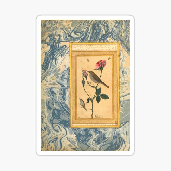 Item preview, Two Nightingales in a Rose Bush designed and sold by ClassicPixl.