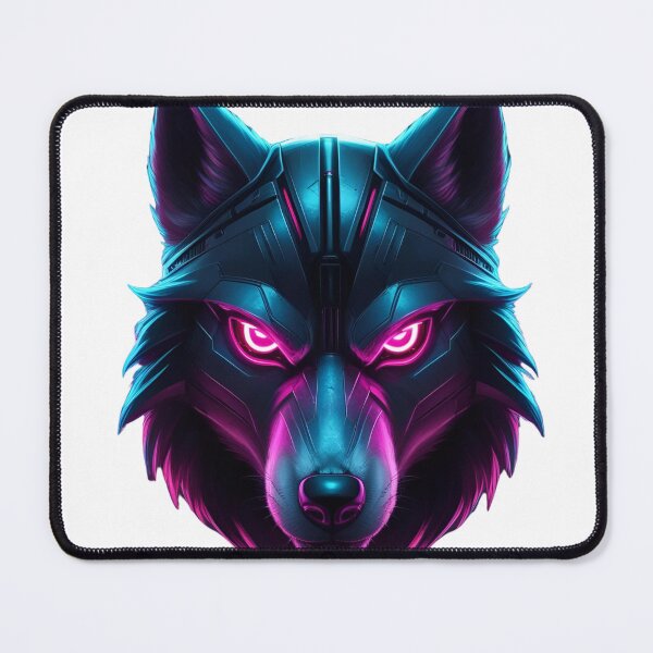 Item preview, Cyber-Punk Wolf Design designed and sold by Christian's store.