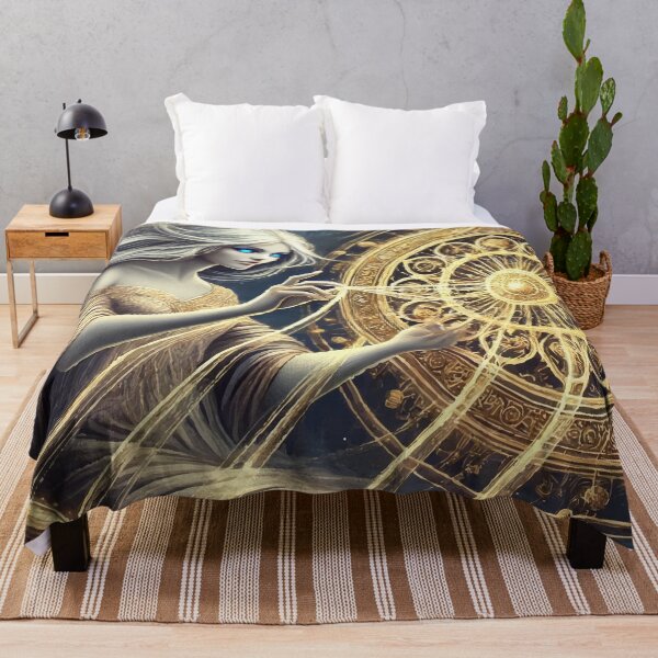 Item preview, Weaver of Fate: Goddess of the Golden Threads designed and sold by AbstractAnom.