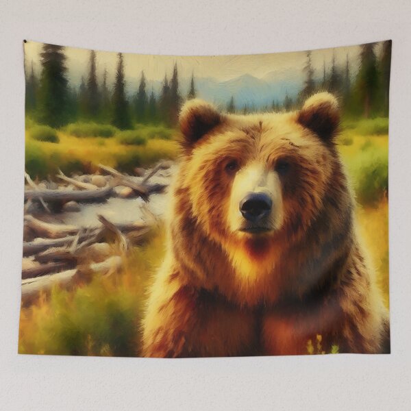 Artikelvorschau, Grizzly-Kunst Nr. 47 | Grizzly-Liebhaber entworfen und verkauft von ksgraphics222.