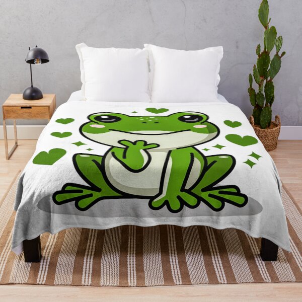 Item preview,  Heart-Adorned Green Frog designed and sold by Artyx_Design.