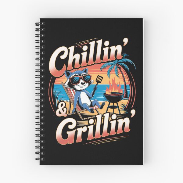 Item preview, BBQ Chillin' and Grillin' designed and sold by MadCatPrints.