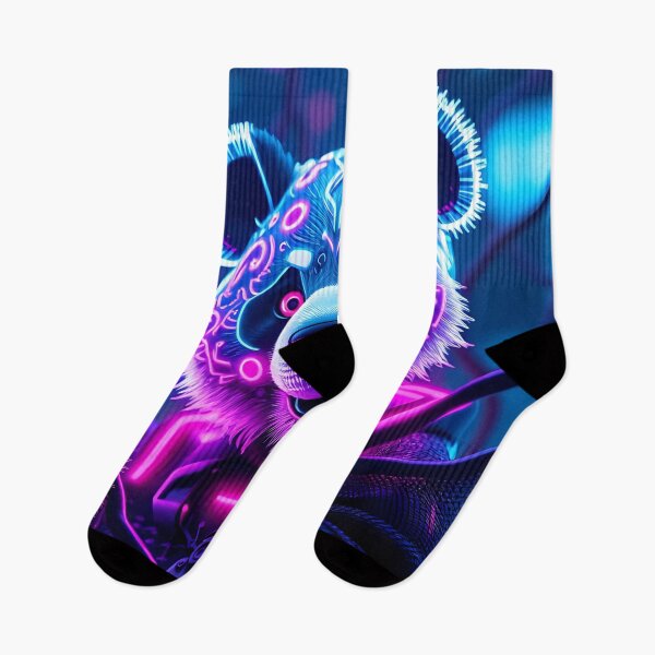Item preview, Cyberpunk Neon Panda – Futuristic Glowing Digital Art designed and sold by FusionCipher.