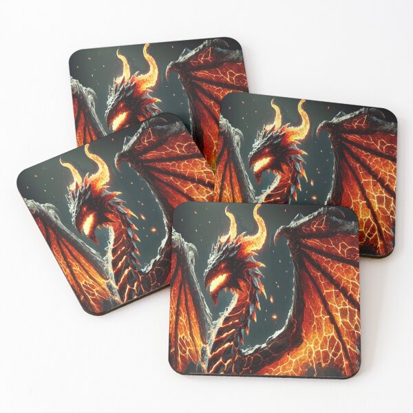 Item preview, Inferna: The Molten Flame Dragon designed and sold by AbstractAnom.