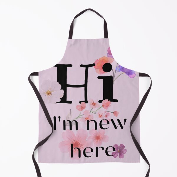 Item preview, Hi I am new here - flowers designed and sold by LiskoDesign.
