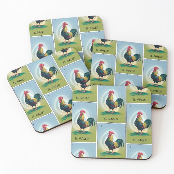 Item preview, El Gallo (The Rooster) Lotería card 01 designed and sold by matteflor.