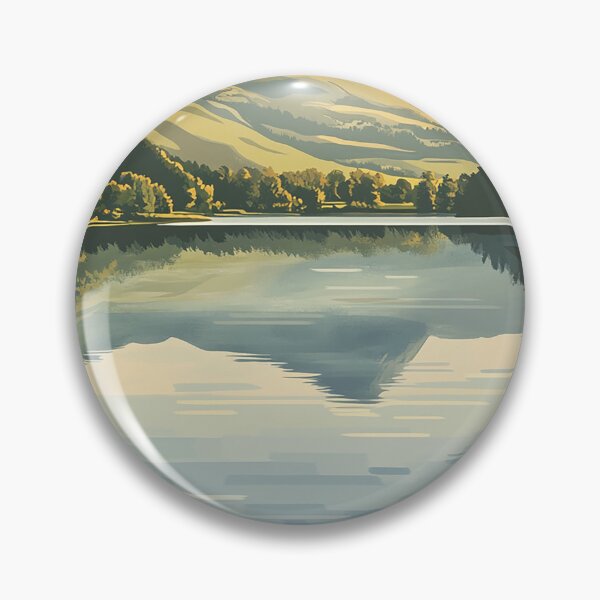 Artikelvorschau, Lake District UK Travel Poster - Retro Scenic Landscape & Nature Art Print entworfen und verkauft von StrasserArt.