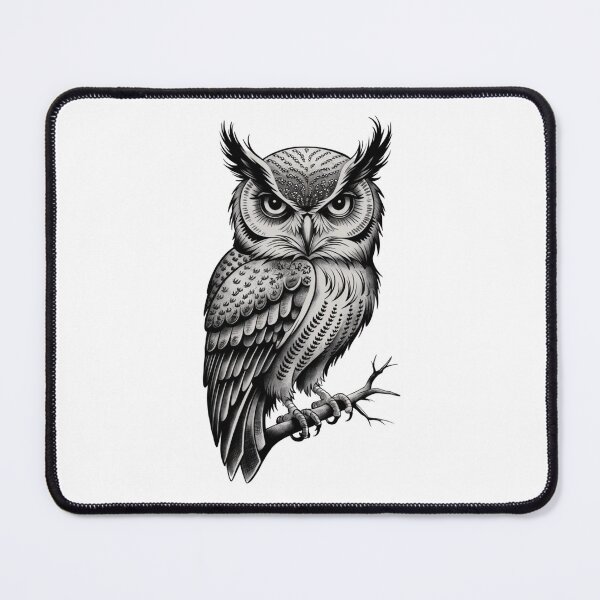Item preview, Great-browed Owl designed and sold by FusiTink.