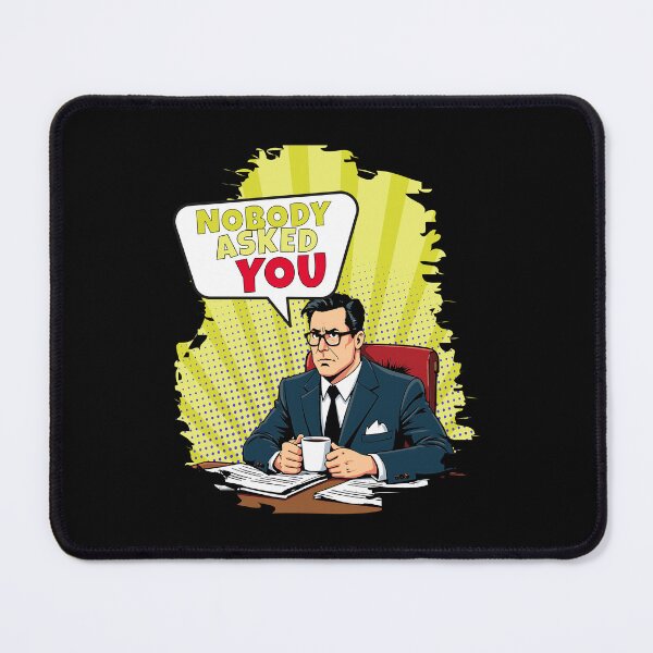 Item preview, nobody asked you retro comic sarcasm designed and sold by Fragy72.