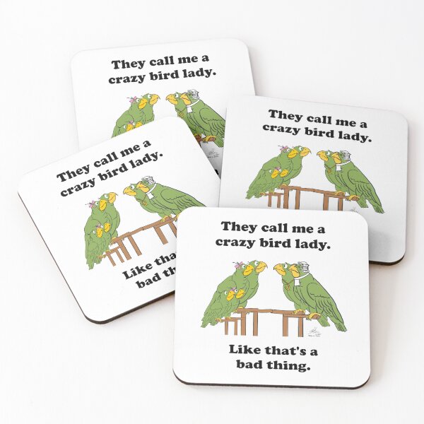 Item preview, Oscar Family Crazy Bird Lady designed and sold by Laughing Parrot Studio.