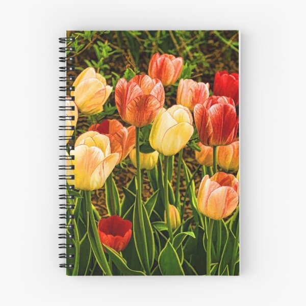 Item preview, Impressions of Gardens - Particolored Vernal Tulips designed and sold by Georgia Mizuleva.