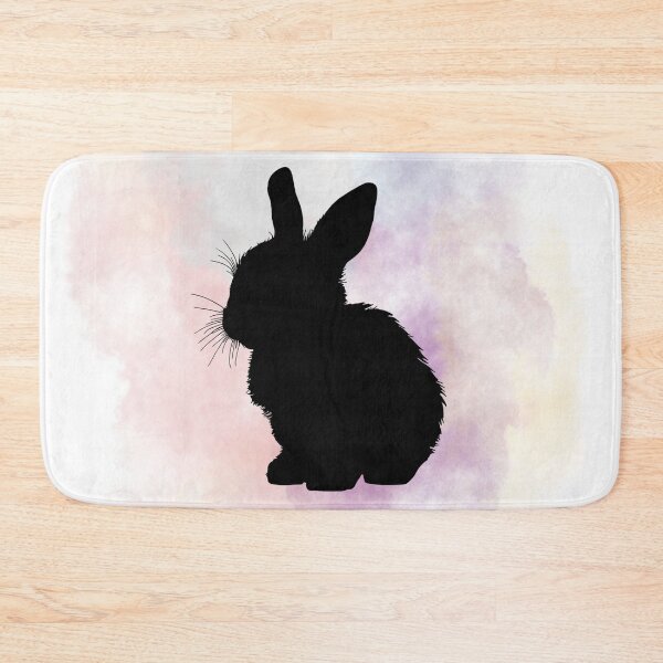 Item preview, Watercolors - black rabbit designed and sold by LiskoDesign.