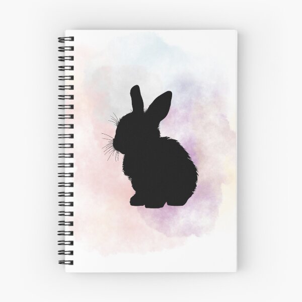Item preview, Watercolors - black rabbit designed and sold by LiskoDesign.
