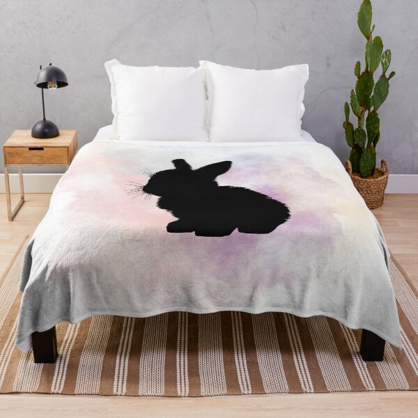 Item preview, Watercolors - black rabbit designed and sold by LiskoDesign.
