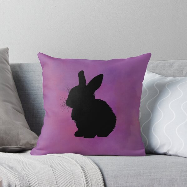 Item preview, Watercolors - black rabbit designed and sold by LiskoDesign.