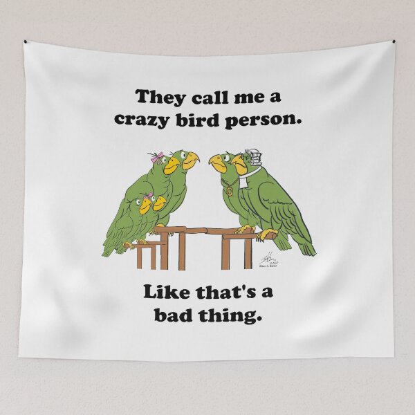 Item preview, Oscar Family Crazy Bird Person designed and sold by Laughing Parrot Studio.