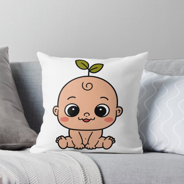 Item preview, Baby with Leafy Hair and Cute Eyes designed and sold by Artyx_Design.