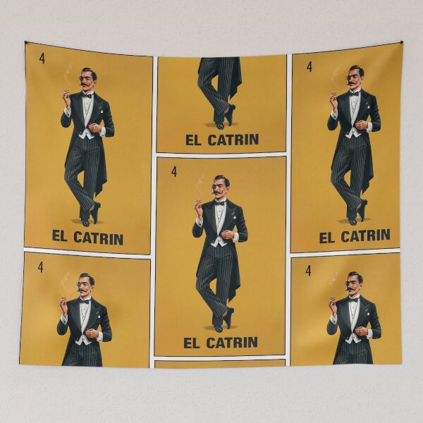 Item preview, El Catrin (The Dandy) Loteria Card 04 designed and sold by matteflor.