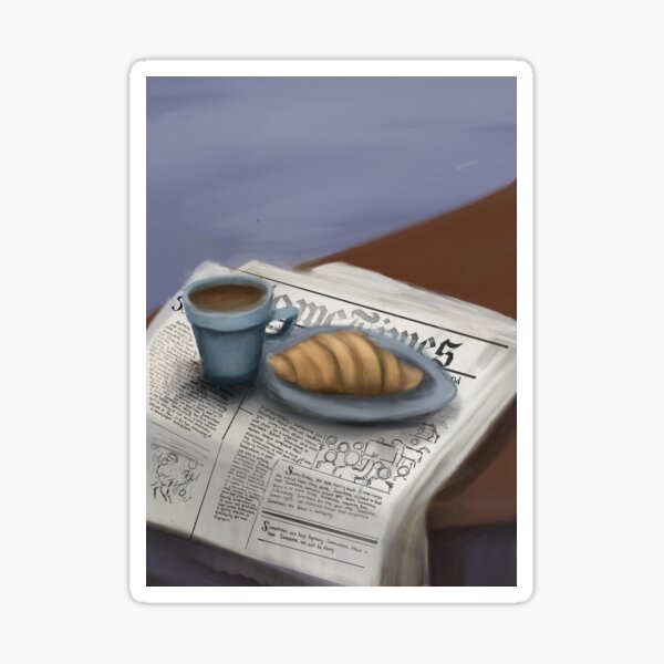Artikel-Vorschau von Morgenzeitung, designt und verkauft von artbyaddiet.