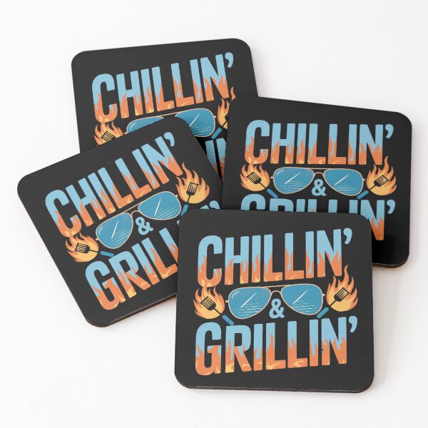 Item preview, BBQ Chillin' and Grillin' designed and sold by MadCatPrints.