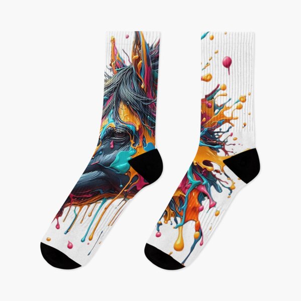 Item preview, Colourful Horse Art Illustration designed and sold by StyleTee11.