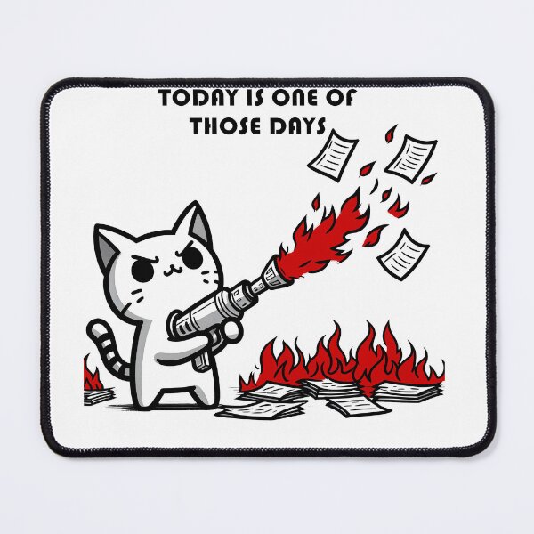 Item preview, grumpy cat png, funny cat meme png, annoyed cat png, cat with flamethrower png, bad day humor png, sarcastic cat png, mood cat png designed and sold by Retro Occult.