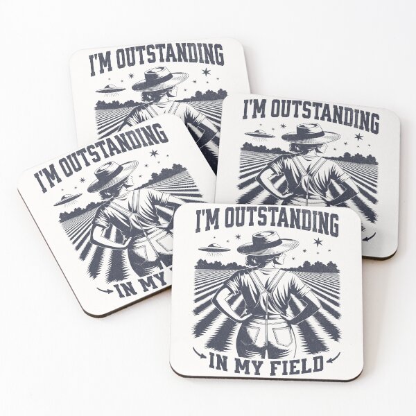 Item preview, I'm Outstanding In My Field - Female Framer designed and sold by Beanster-nl.