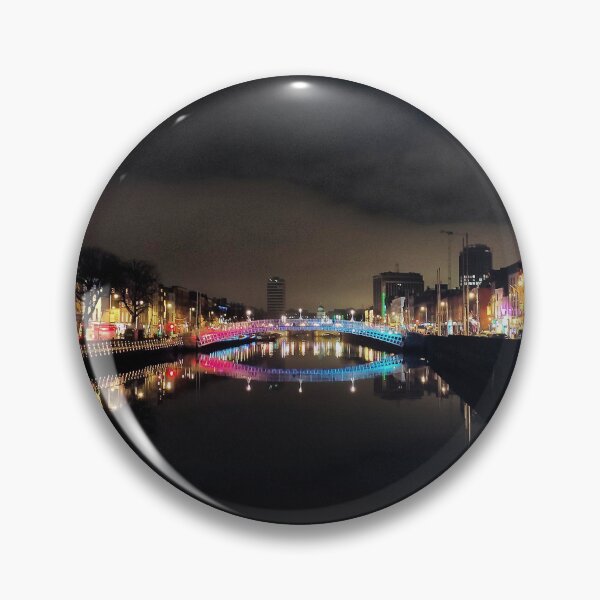 Item preview, Bridgeline from Dublin on a cloudy night designed and sold by AmysShirts.