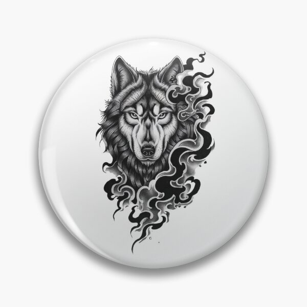 Item preview, Lobo bruma oscura designed and sold by FusiTink.