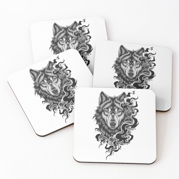 Item preview, Lobo bruma oscura designed and sold by FusiTink.